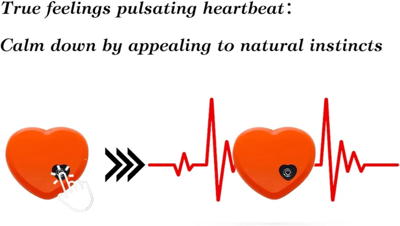 3T group Heartbeat Puppy for Dogs Puppy Heartbeat Toy Sleep Aid,Stuffed Animal with Heartbeat for Puppies,Dog Toys Anxiety Relief,Heartbeat Pillow Plush Calming Puppy Toys(Gray)