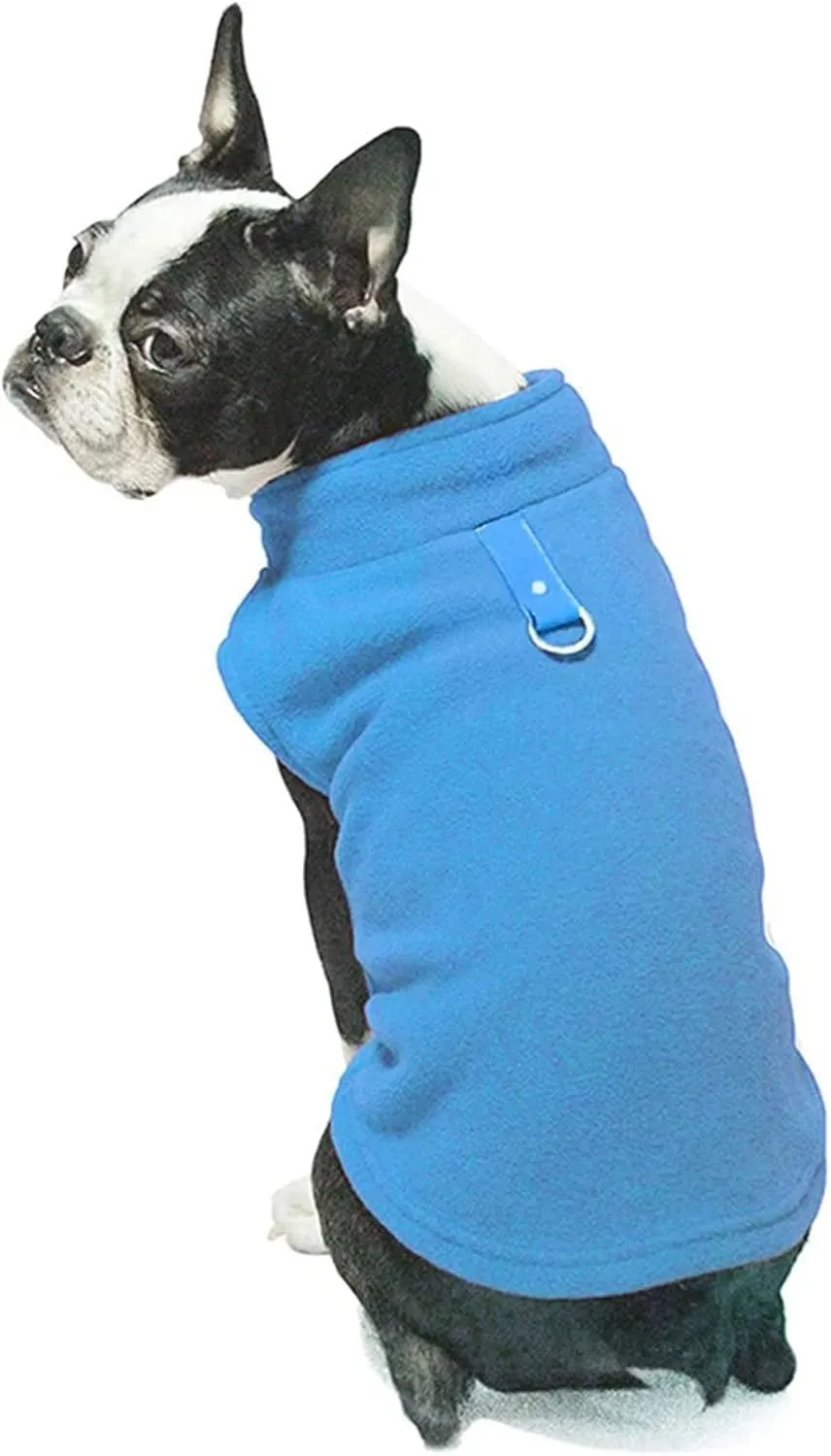 Dog Fleece Vest Jacket Pet Dogs Clothes Warm for Small Dogs Grey XL
