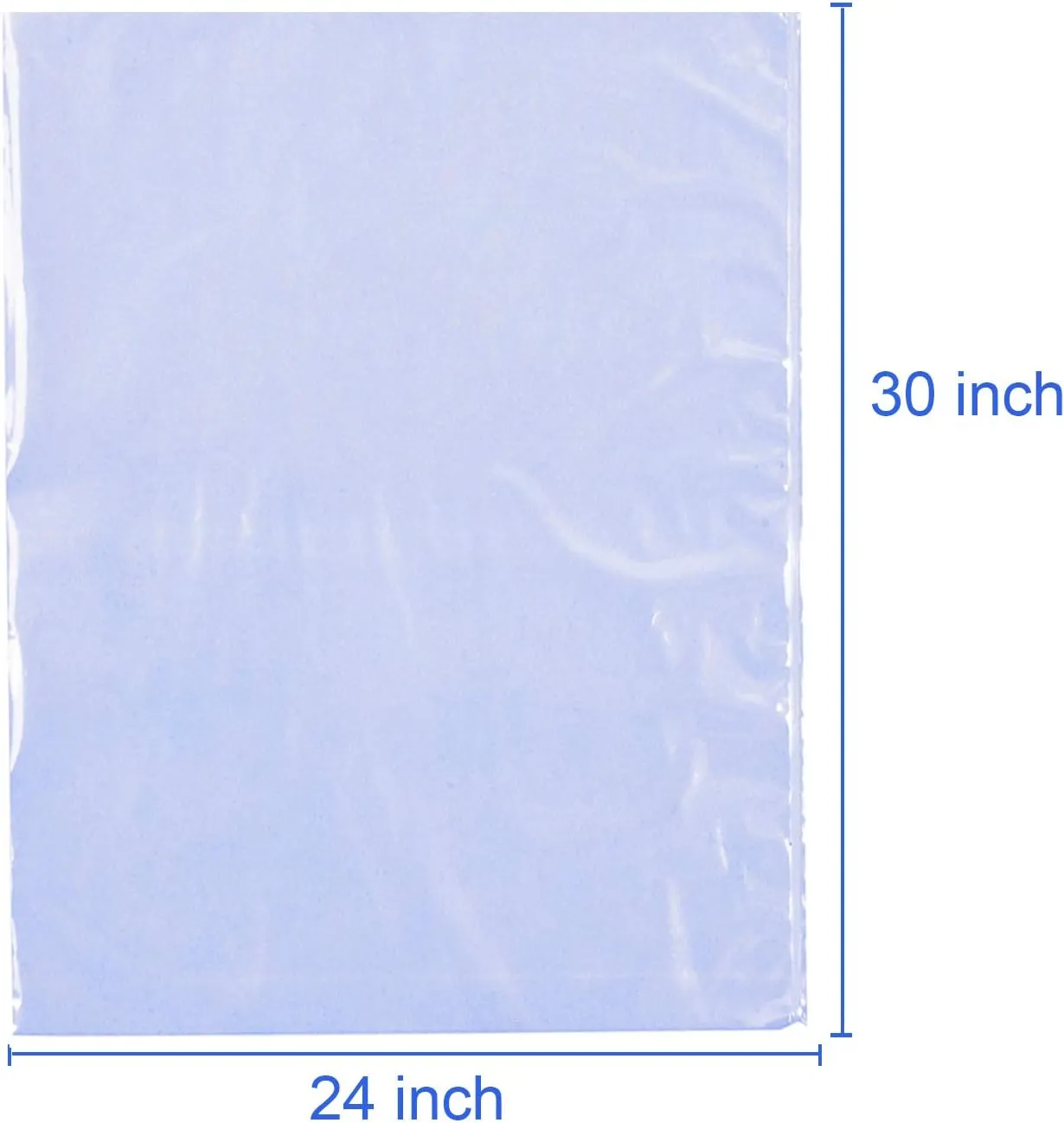 LazyMe Easter Basket Cellophane Shrink Bags, 24x30 inch, Shrink Wrap Bags Large, Clear (20 Pcs)