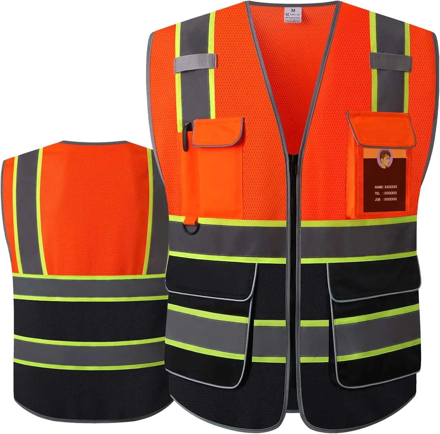 LOHASPRO Safety Vest High Visibility - Mesh Reflective Vest with Pockets for Men & Women - ANSI/ISEA Standards