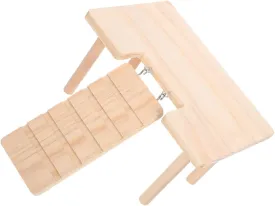 Multi-Level Hamster Playset Wooden Tunnel Small Animal Cage Accessory Pet Toy Chinchilla