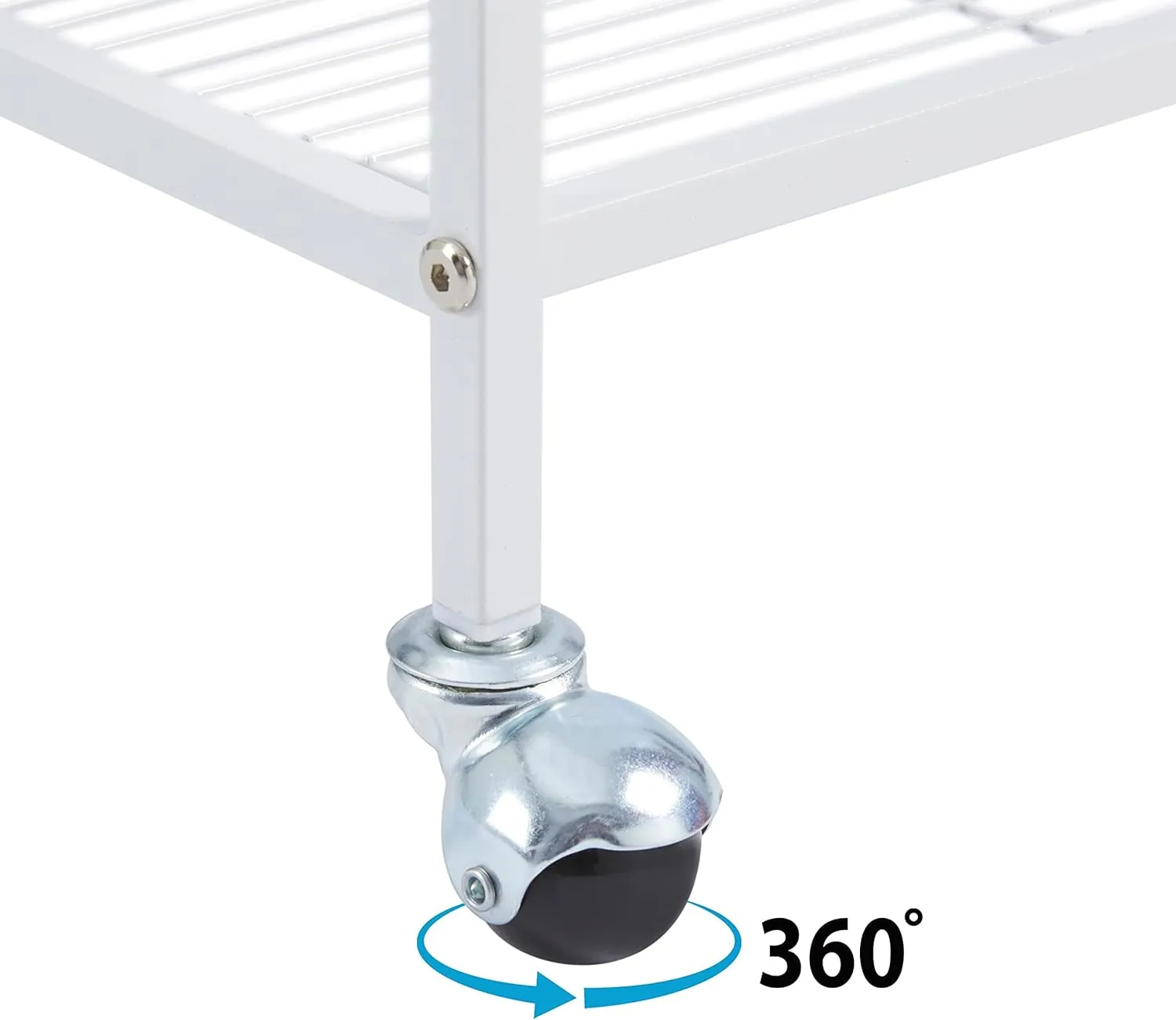 Topeakmart Small Animals Cages Ferret/Guinea Pigs/Chinchilla/Rabbit Cages 2-Story Rolling Metal Critter Nation w/ 2 Removable Ramps &Litter Box, Hammock White